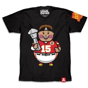 Rare Brand New Johnny Cupcakes Chiefs Super Bowl Shirt